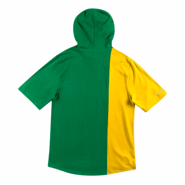 Seattle SuperSonics Split Mitchell & Ness Short Sleeve NBA Hoodie view 2