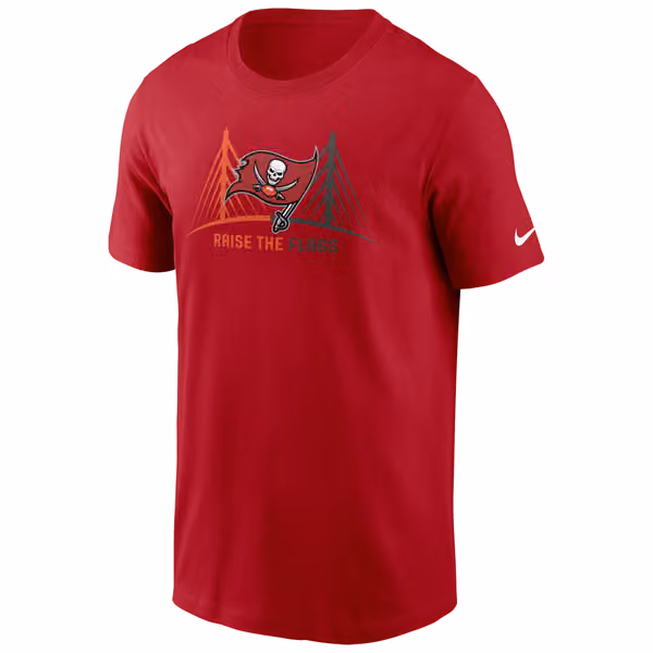 Tampa Bay Buccaneers Local Phrase Nike Essential NFL T-Shirt Red view 1