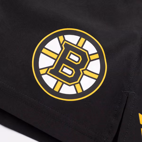 Boston Bruins 2024/25 Authentic Pro Locker Room NHL Shorts Black view 4