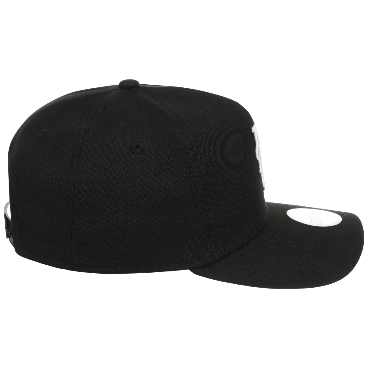 New York Mets Women's New Era 9FORTY Black A-Frame detail view