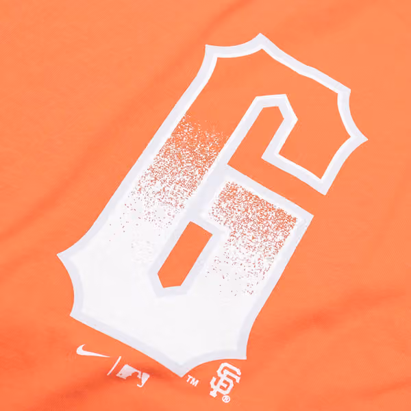 San Francisco Giants City Connect Nike MLB T-Shirt Orange view 3