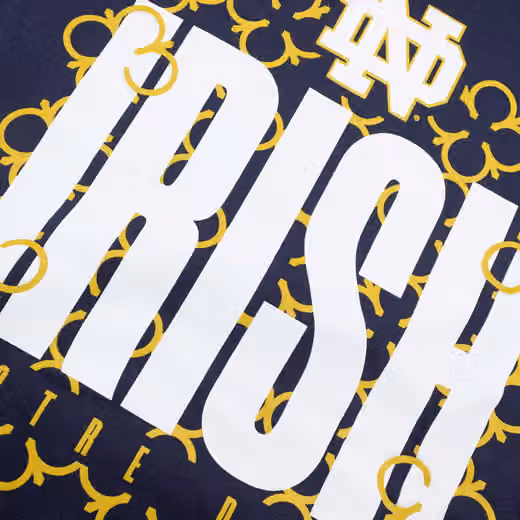 Notre Dame Fighting Irish "IRISH" Crew Sweatshirt Navy view 5
