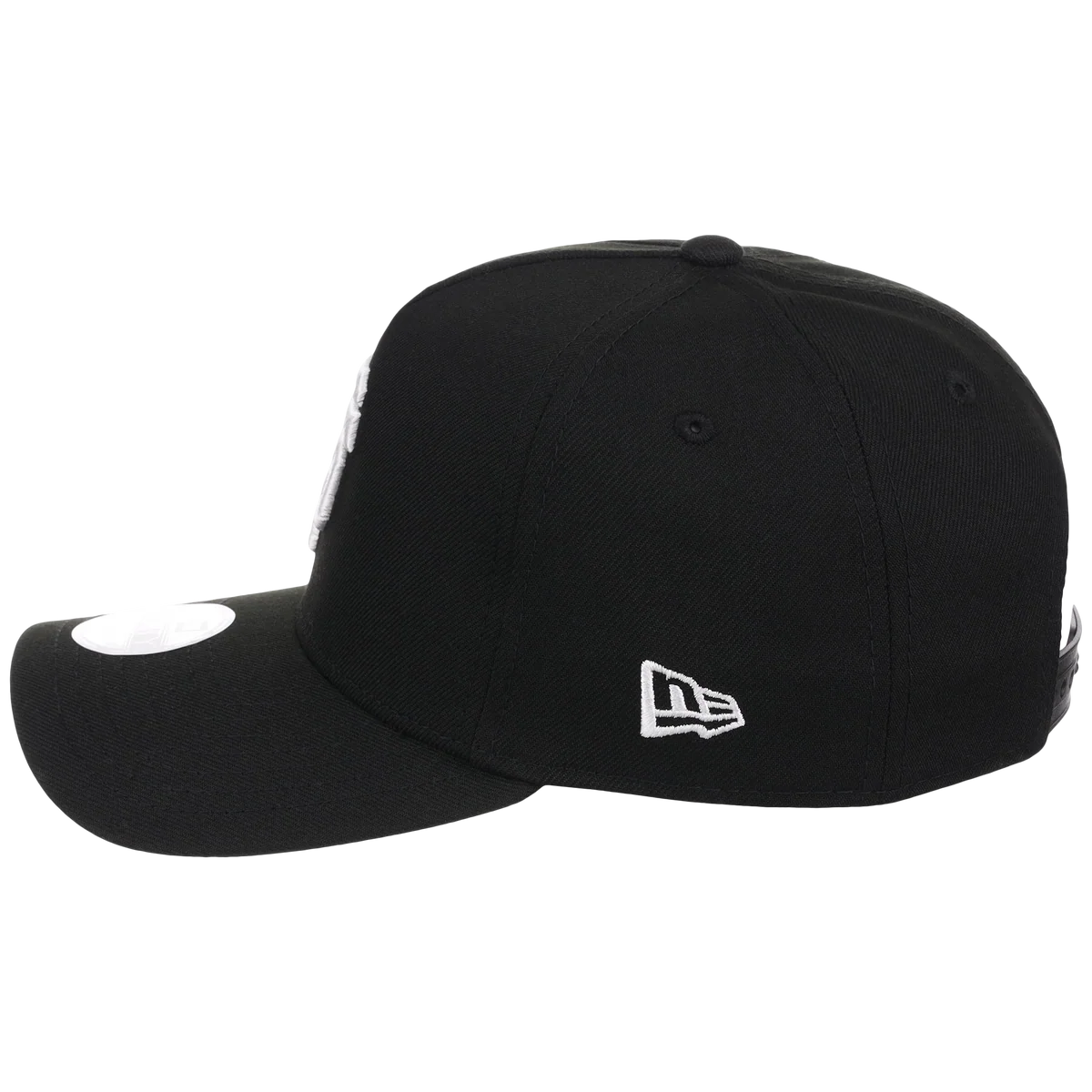 San Francisco Giants Women's New Era 9FORTY Black A-Frame detail view