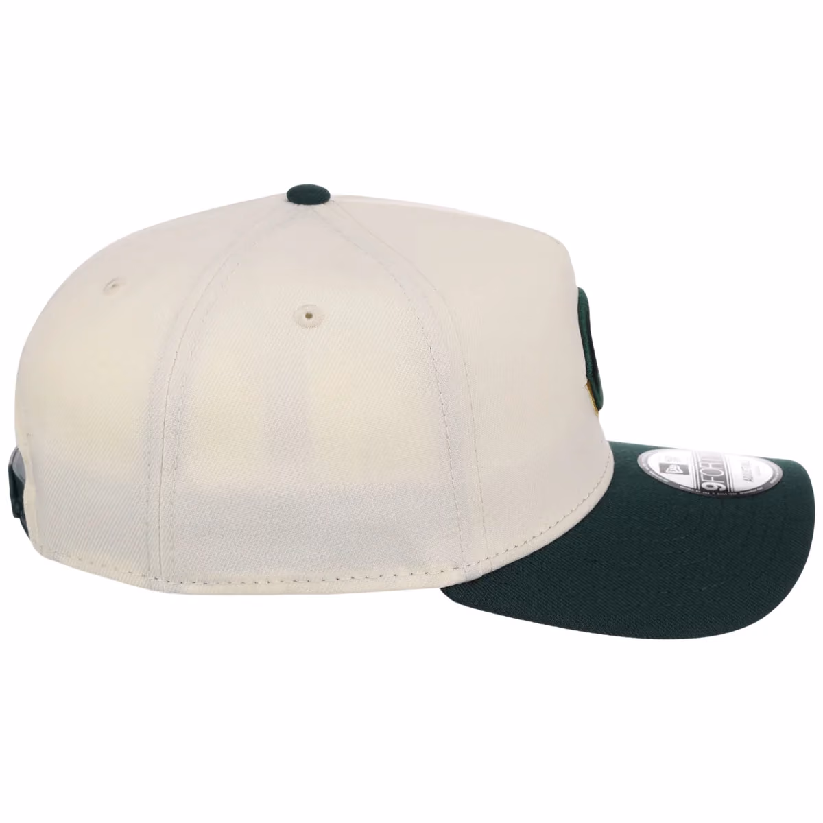 Cincinnati Reds MLB Chrome x Dark Green FASHION CORE New Era 9FORTY A-Frame detail view