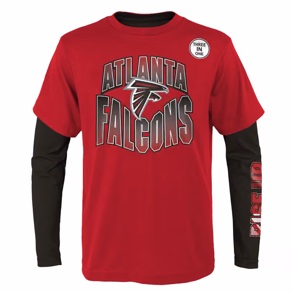 Atlanta Falcons Game Day 3-in-1 Combo NFL Shirt (YOUTH) view 2