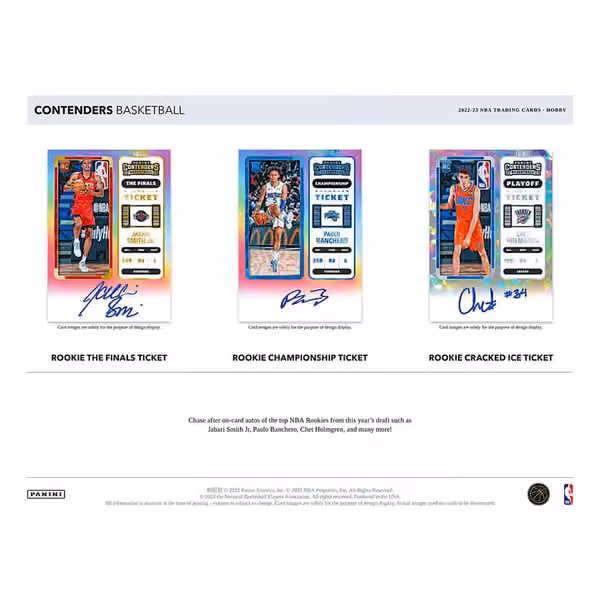 2022/23 Panini Contenders Basketball NBA Hobby Box view 2
