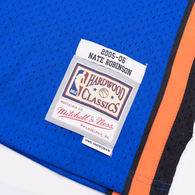 Nate Robinson #4 New York Knicks 2005-06 Swingman NBA Jersey Blue view 3