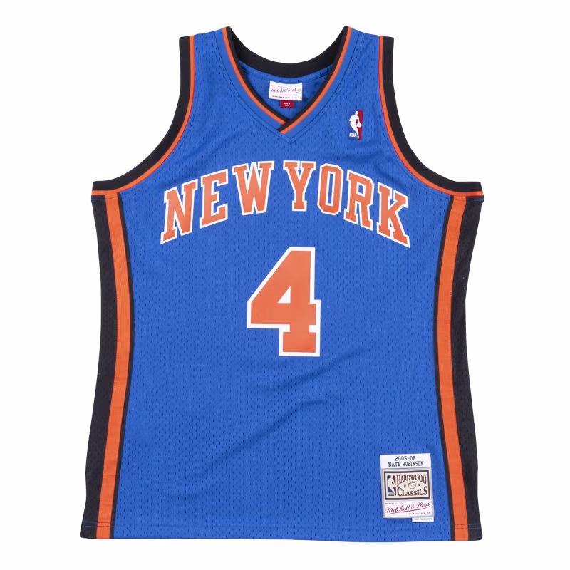 Nate Robinson #4 New York Knicks 2005-06 Swingman NBA Jersey Blue view 1