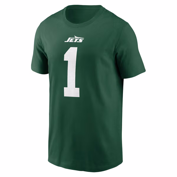 Sauce Gardner #1 New York Jets Nike Player NFL T-Shirt Green view 2