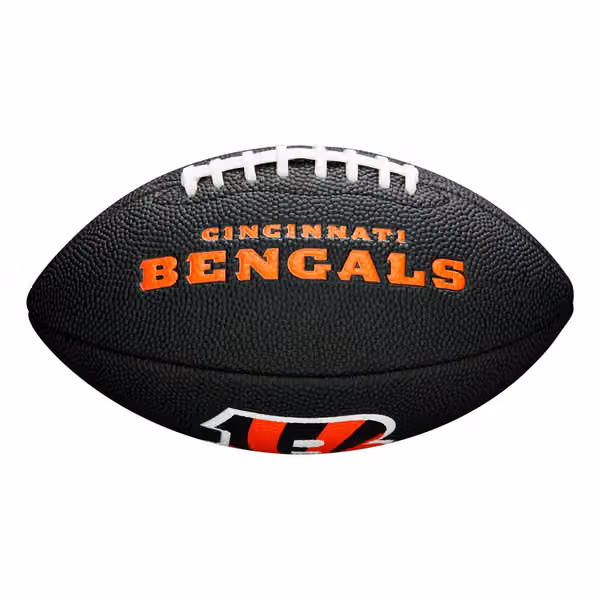 Cincinnati Bengals NFL Wilson Mini Football Black view 1