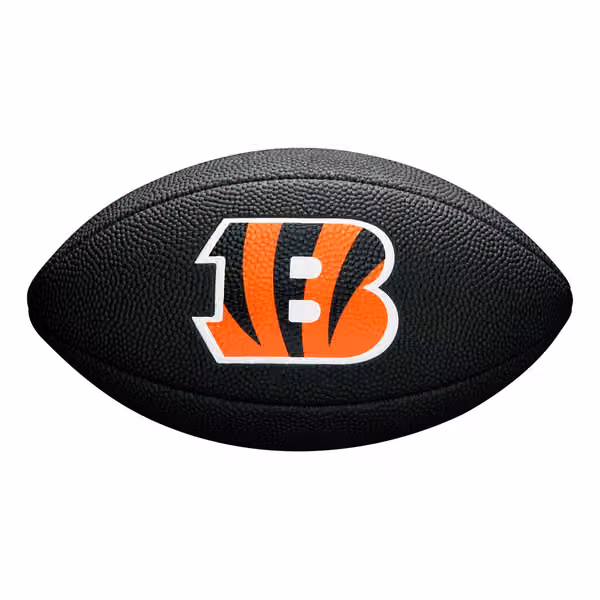 Cincinnati Bengals NFL Wilson Mini Football Black view 3