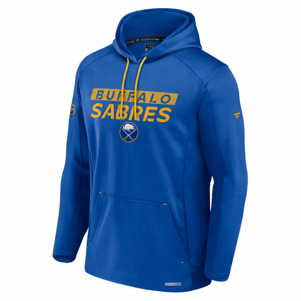 Buffalo Sabres 2024/25 Authentic Pro Rink Tech NHL Hoodie Blue view 1