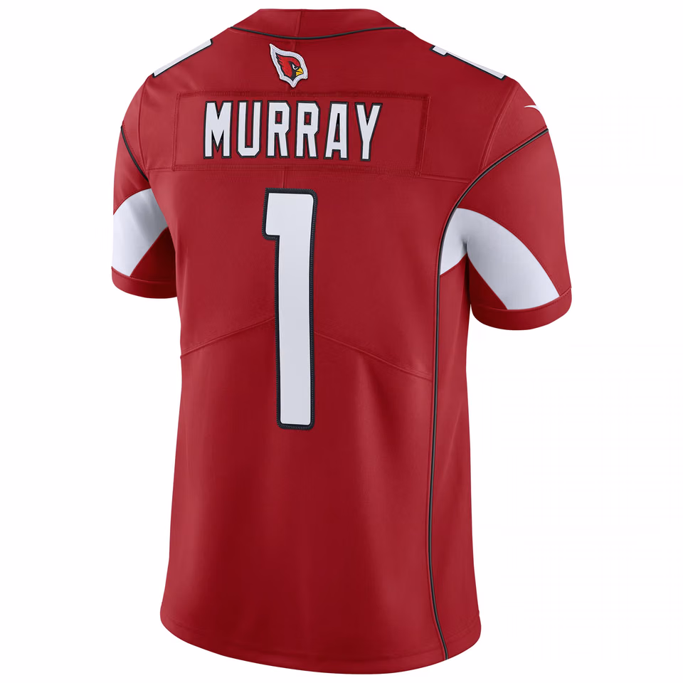 Kyler Murray #1 Arizona Cardinals Nike Vapor Limited NFL Jersey Red view 3