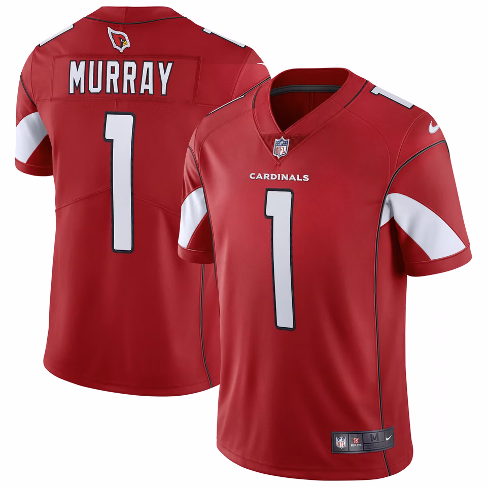 Kyler Murray #1 Arizona Cardinals Nike Vapor Limited NFL Jersey Red view 1