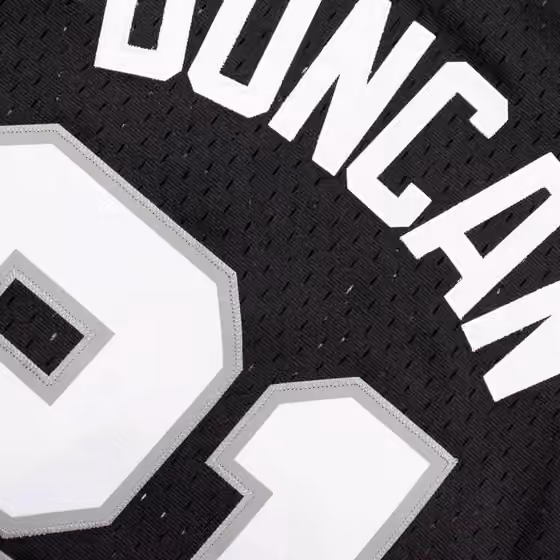 Tim Duncan #21 San Antonio Spurs 1998-99 Youth Swingman NBA Jersey Black (YOUTH) view 5
