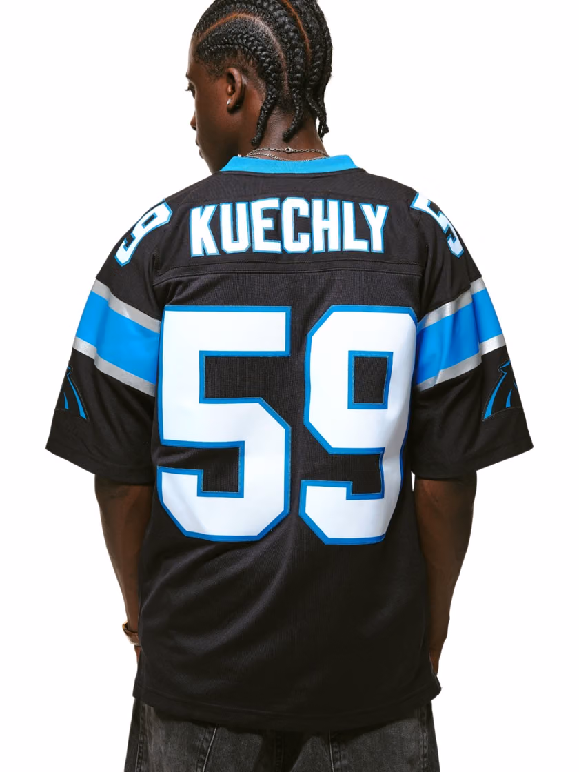 Luke Kuechly #59 Carolina Panthers 2013 Legacy Throwback NFL Jersey Black view 7