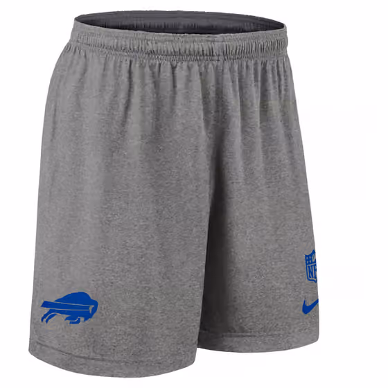 Buffalo Bills 2025 NFL Sideline Reversible Mesh Nike Dri-FIT Shorts Black view 4