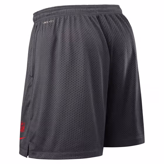 Buffalo Bills 2025 NFL Sideline Reversible Mesh Nike Dri-FIT Shorts Black view 3