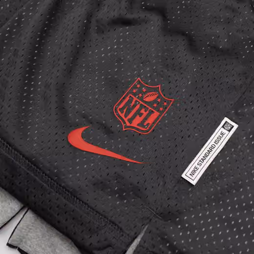 Buffalo Bills 2025 NFL Sideline Reversible Mesh Nike Dri-FIT Shorts Black view 6