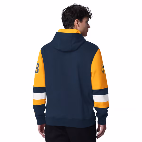 Nashville Predators Starter End Zone NHL Hoodie view 2