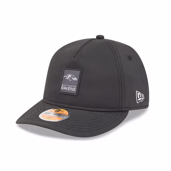 Baltimore Ravens 2025 NFL On-Field Sideline 59FIFTY A-Frame Fitted Cap Black product photo