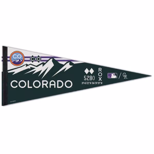 Colorado Rockies City Connect WinCraft Premium MLB Pennant view 1