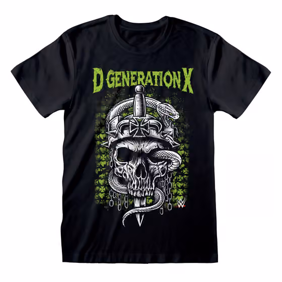 D-Generation X WWE T-Shirt Black view 1