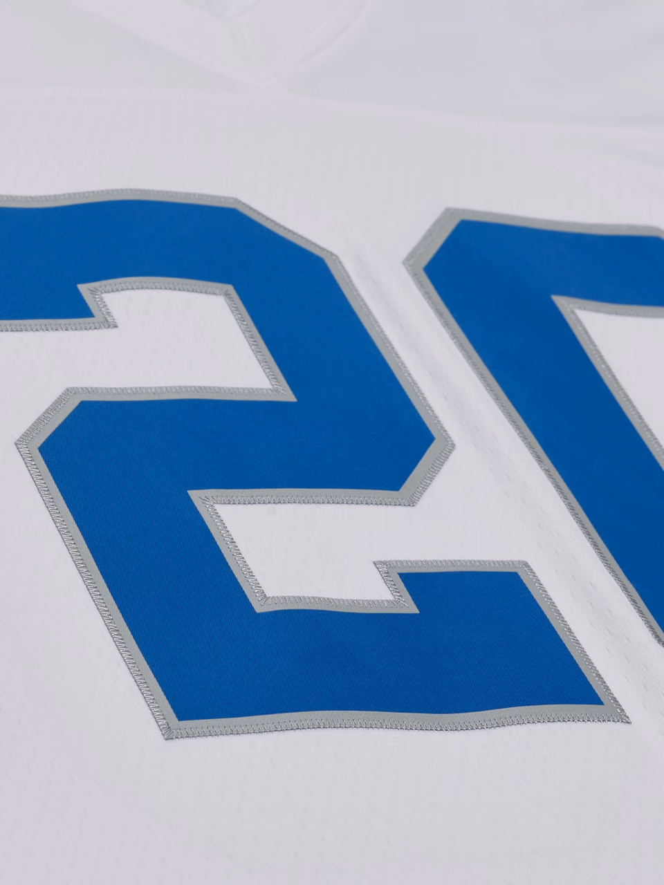 Barry Sanders #20 Detroit Lions 1989 Legacy Throwback NFL Jersey White view 4
