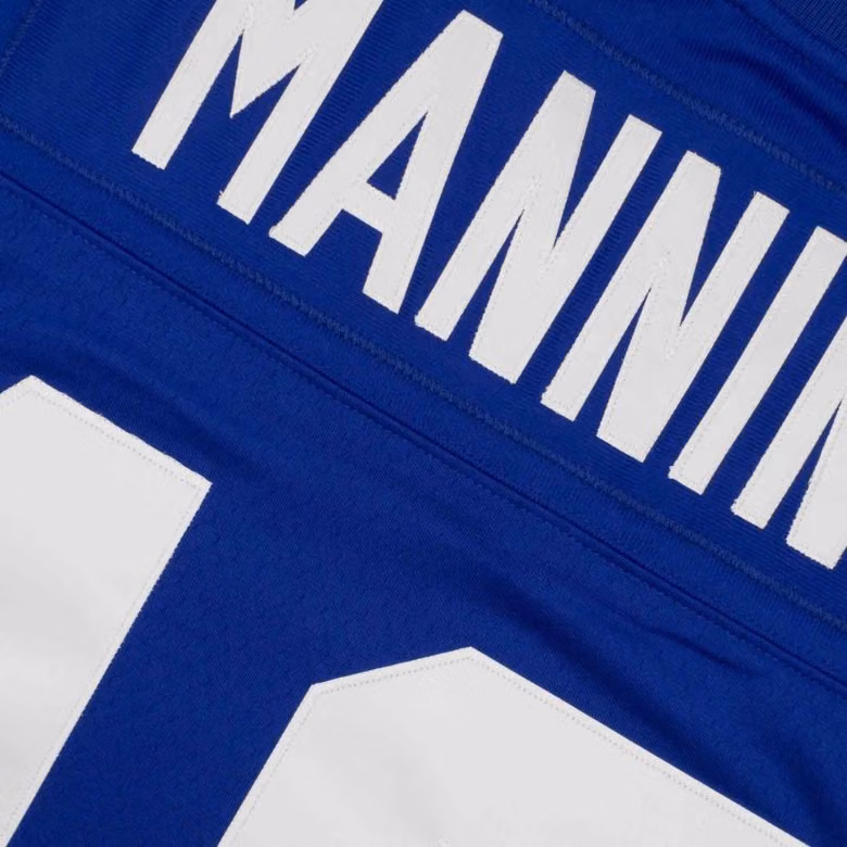 Peyton Manning #18 Indianapolis Colts Legacy Throwback NFL Jersey Blue view 4