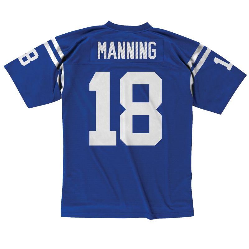 Peyton Manning #18 Indianapolis Colts Legacy Throwback NFL Jersey Blue view 1