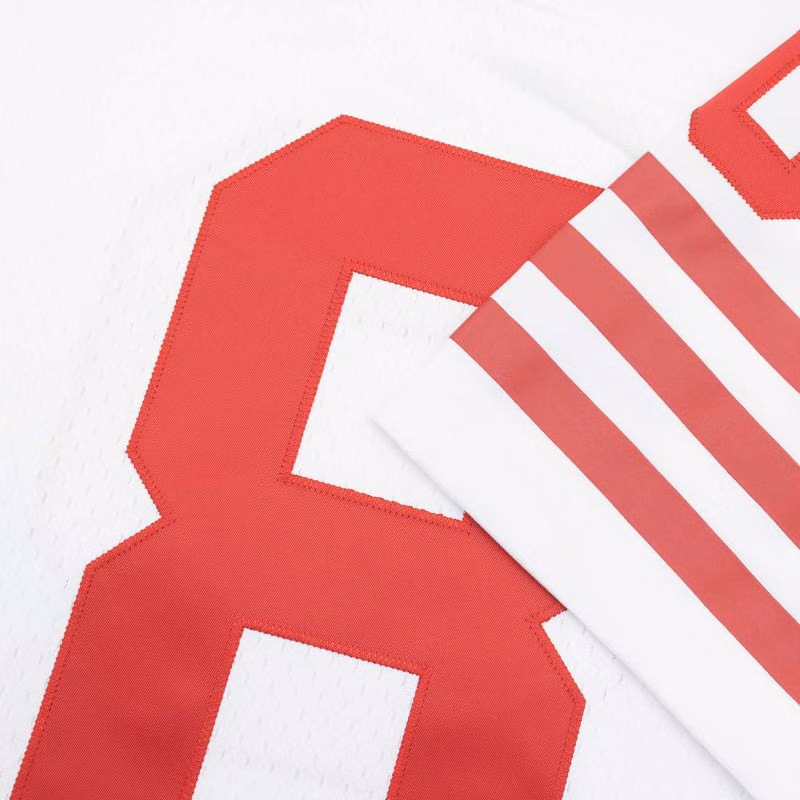 Steve Young #8 San Francisco 49ers Mitchell & Ness Throwback NFL Jersey White view 5