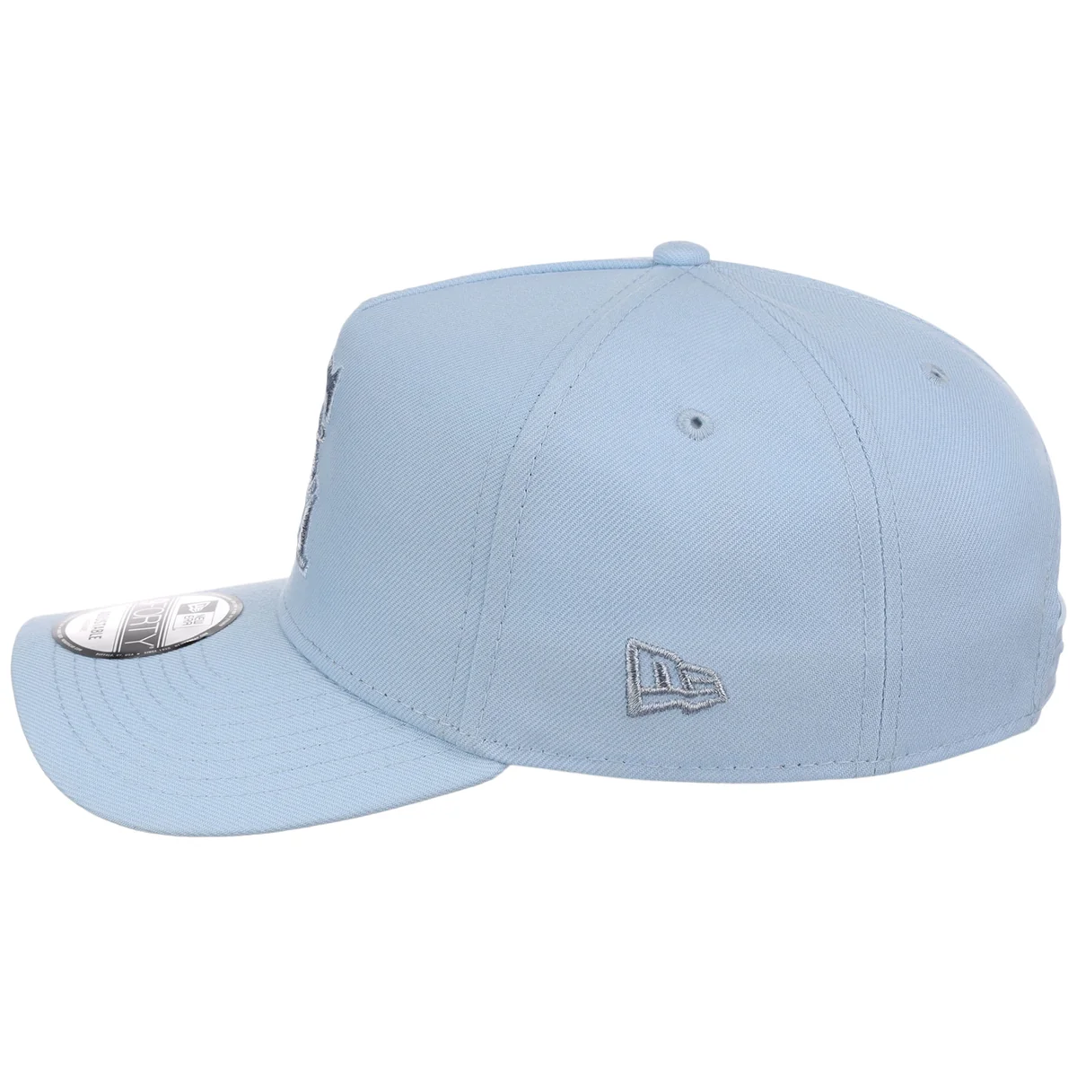 Anaheim Angels MLB Glacial Blue New Era 9FORTY A-Frame detail view