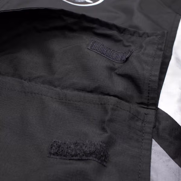 Las Vegas Raiders NFL Quarter Zip Windbreaker Jacket Black view 5