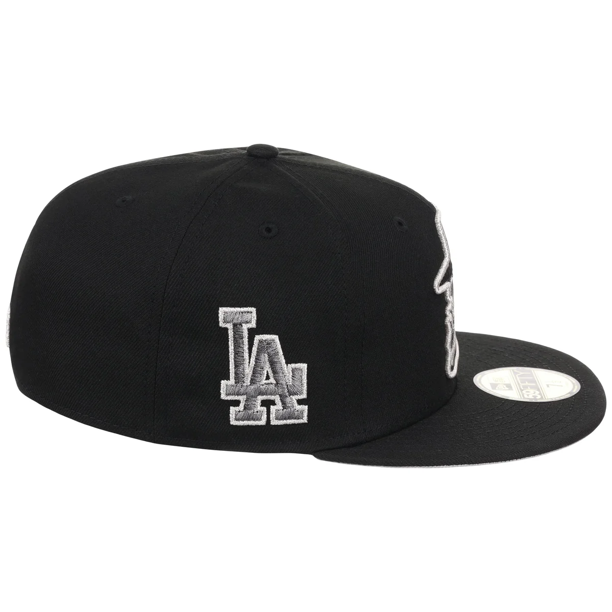 Los Angeles Dodgers MLB Friday Flux New Era 59FIFTY - Black/Black detail view