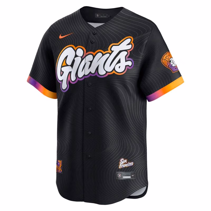 San Francisco Giants City Connect Limited MLB Jersey Black view 1