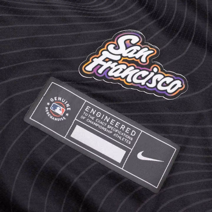 San Francisco Giants City Connect Limited MLB Jersey Black view 5