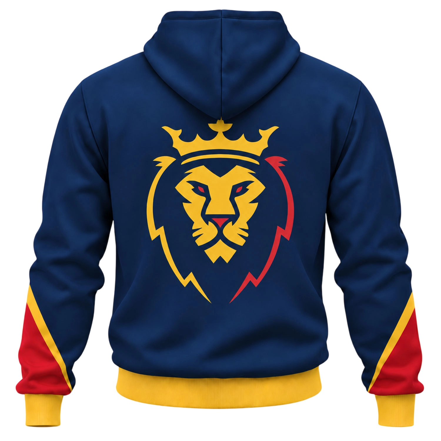 RSL Soccer Hoodie Bold Red Navy Gold Design