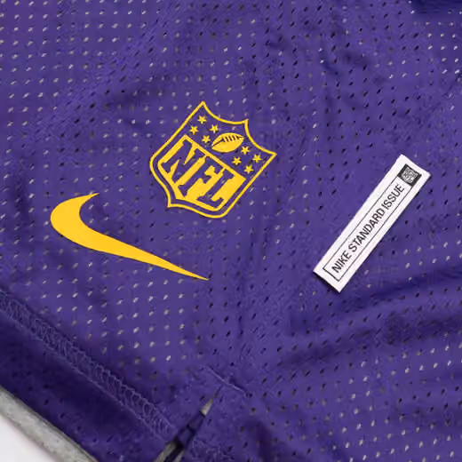 Minnesota Vikings 2025 NFL Sideline Reversible Mesh Nike Dri-FIT Shorts Purple view 6