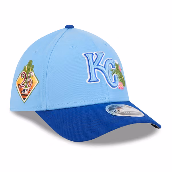 Kansas City Royals 2026 MLB Spring Training 39THIRTY M-Crown Flex Cap Blue product photo