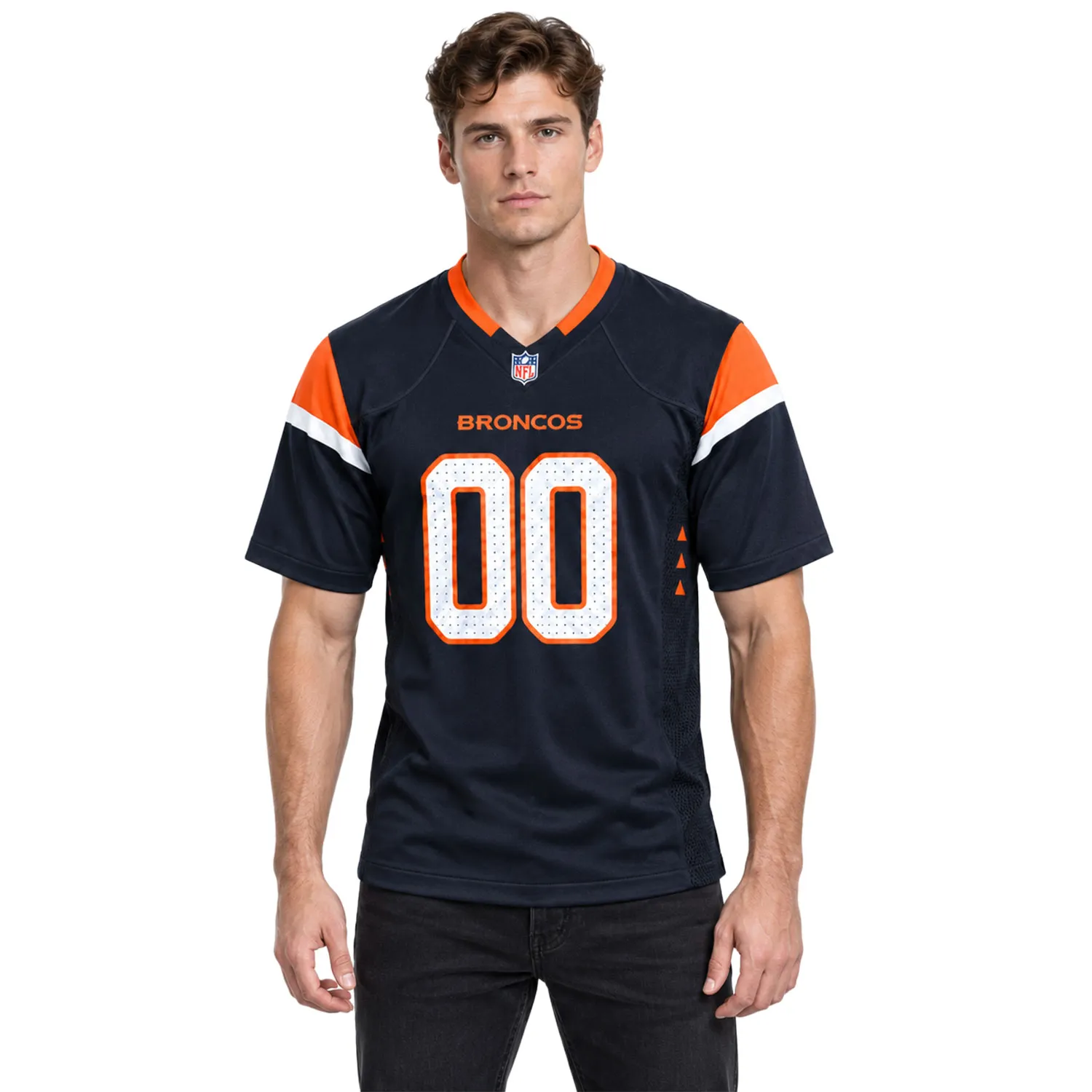 Personalized Denver Broncos Navy Jersey Powerful Style