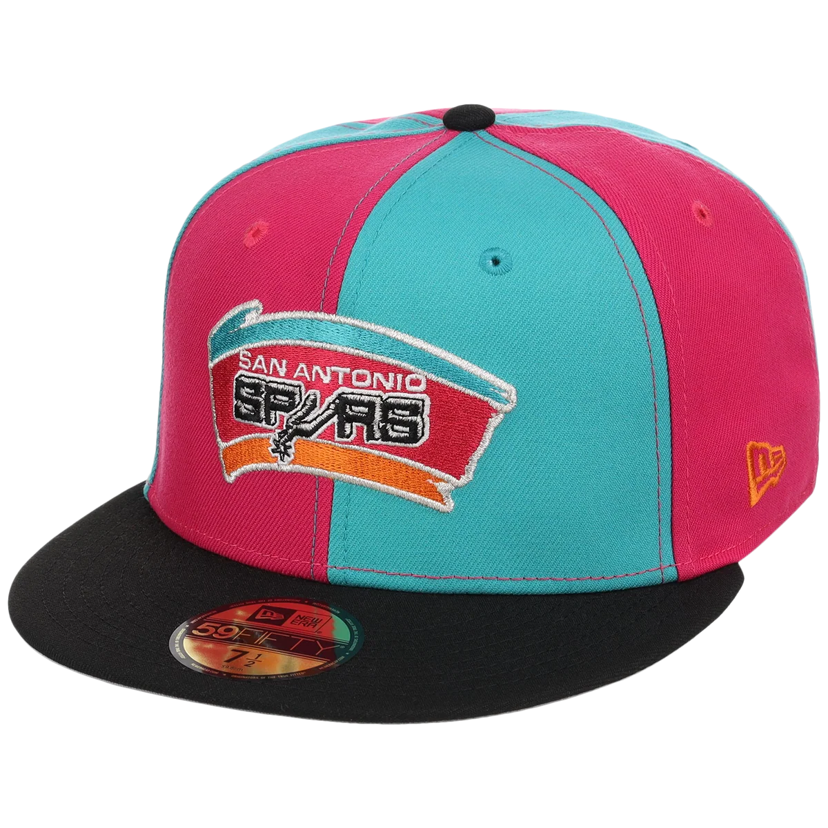 San Antonio Spurs NBA Pinwheel 2.0 New Era 59FIFTY detail view