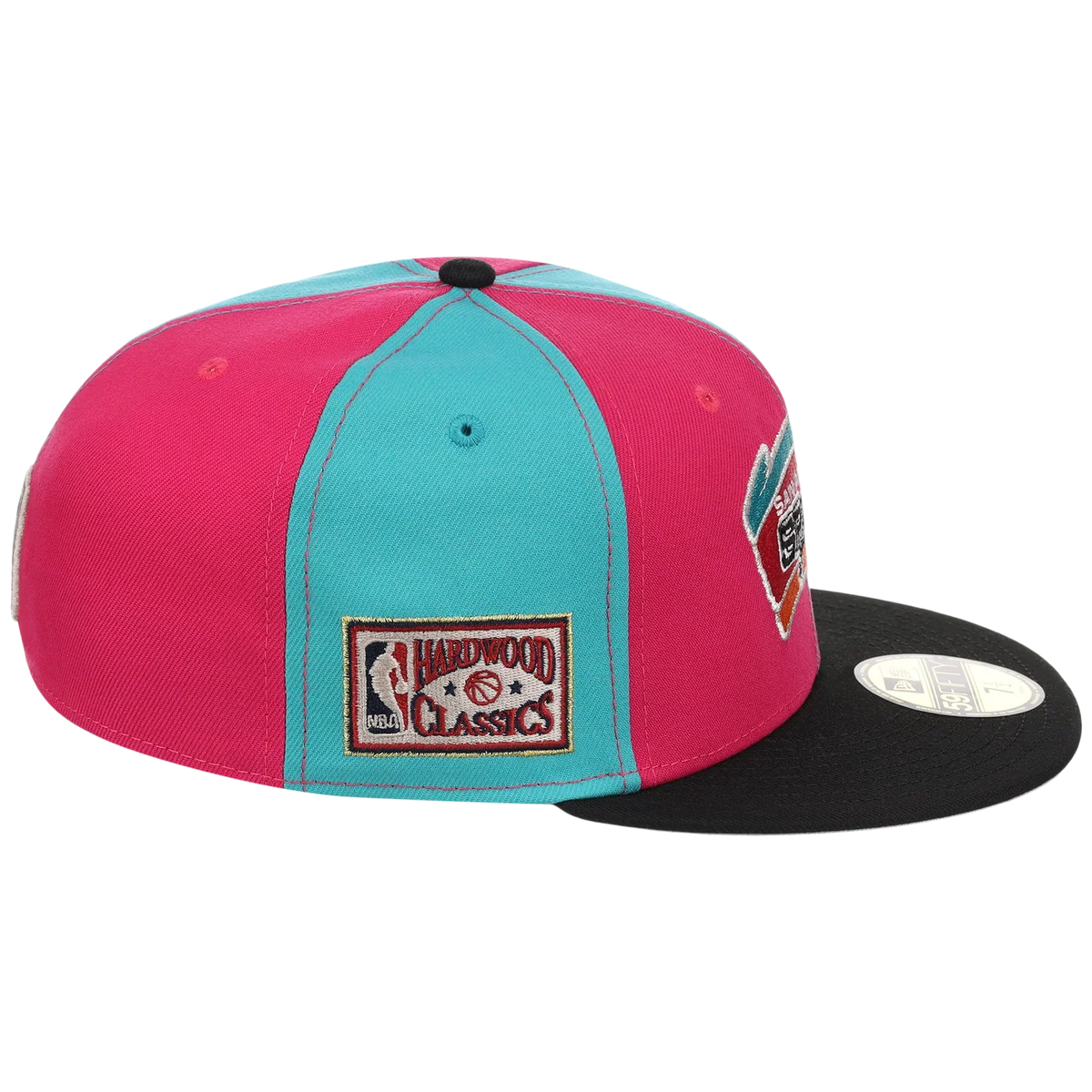 San Antonio Spurs NBA Pinwheel 2.0 New Era 59FIFTY detail view