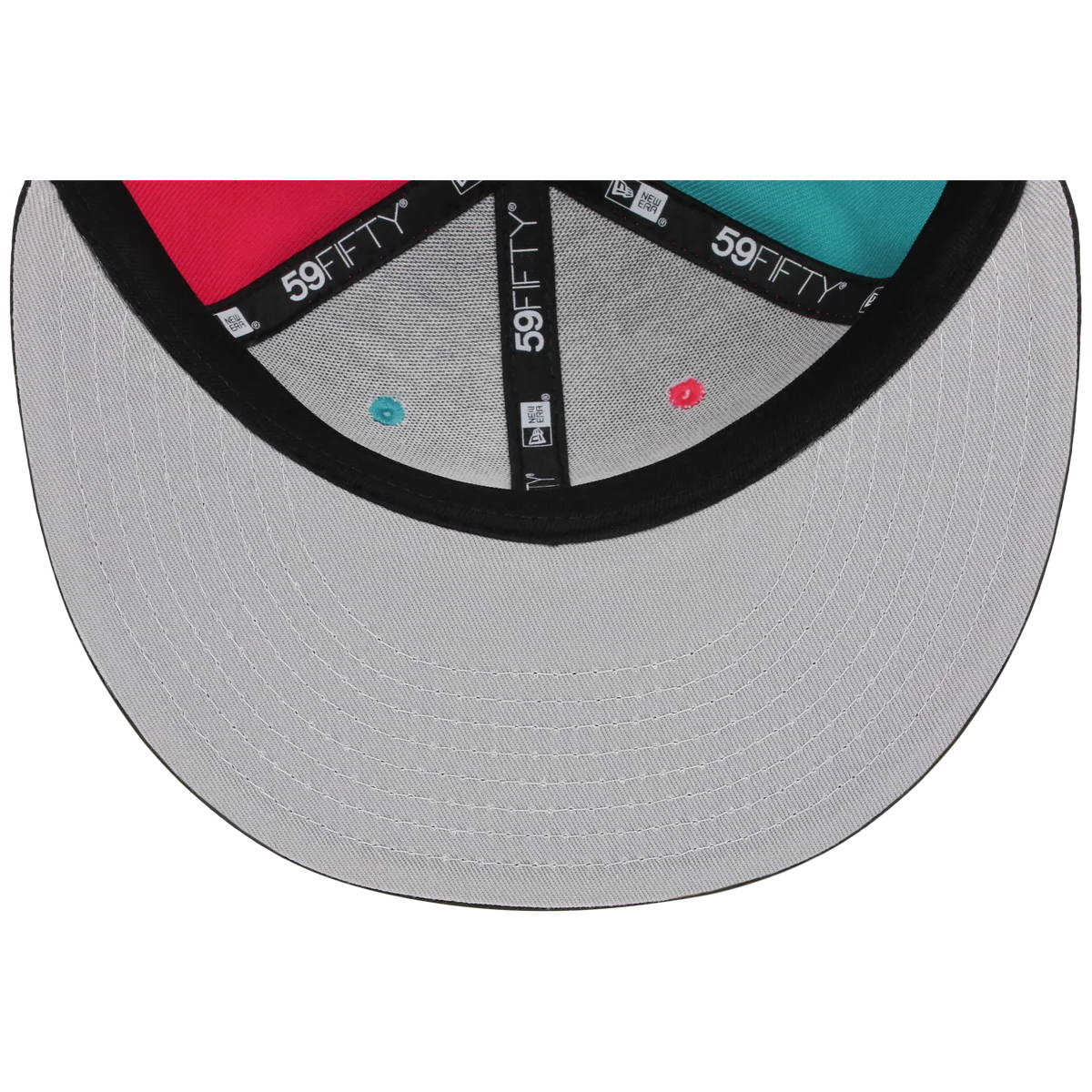 San Antonio Spurs NBA Pinwheel 2.0 New Era 59FIFTY back view