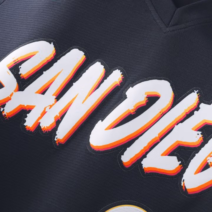 San Diego Padres 2026 City Connect Stadium MLB Jersey Navy view 3