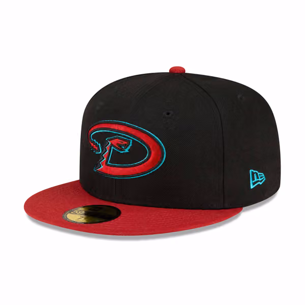 Arizona Diamondbacks Authentic New Era 59FIFTY Fitted MLB Cap Road product photo
