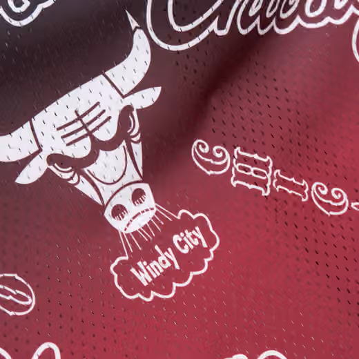 Chicago Bulls Mitchell & Ness Destination Leisure Button Up NBA Shirt view 4