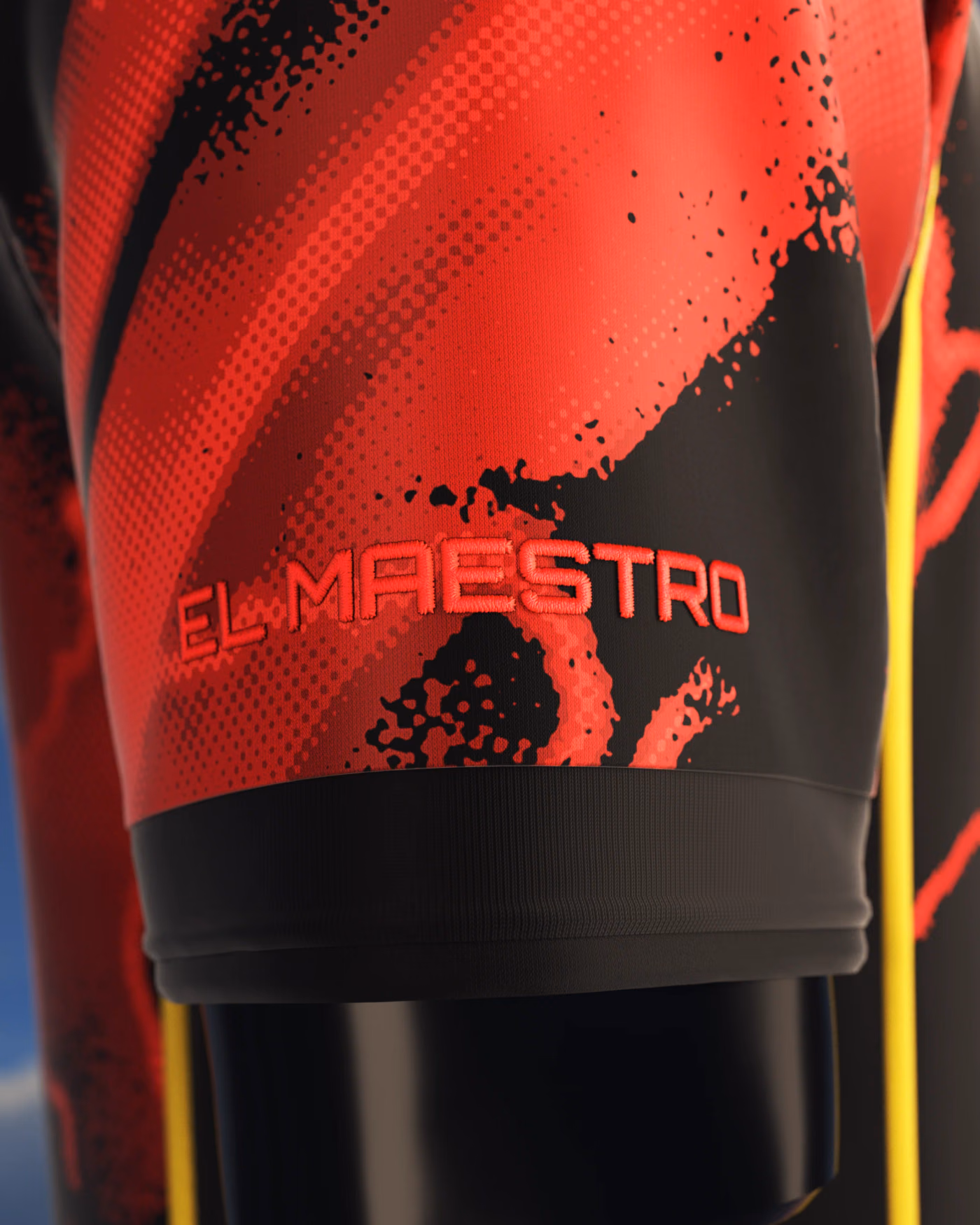 Jersevo Custom Personalized El Maestro - Number 8 Jersey right sleeve detail