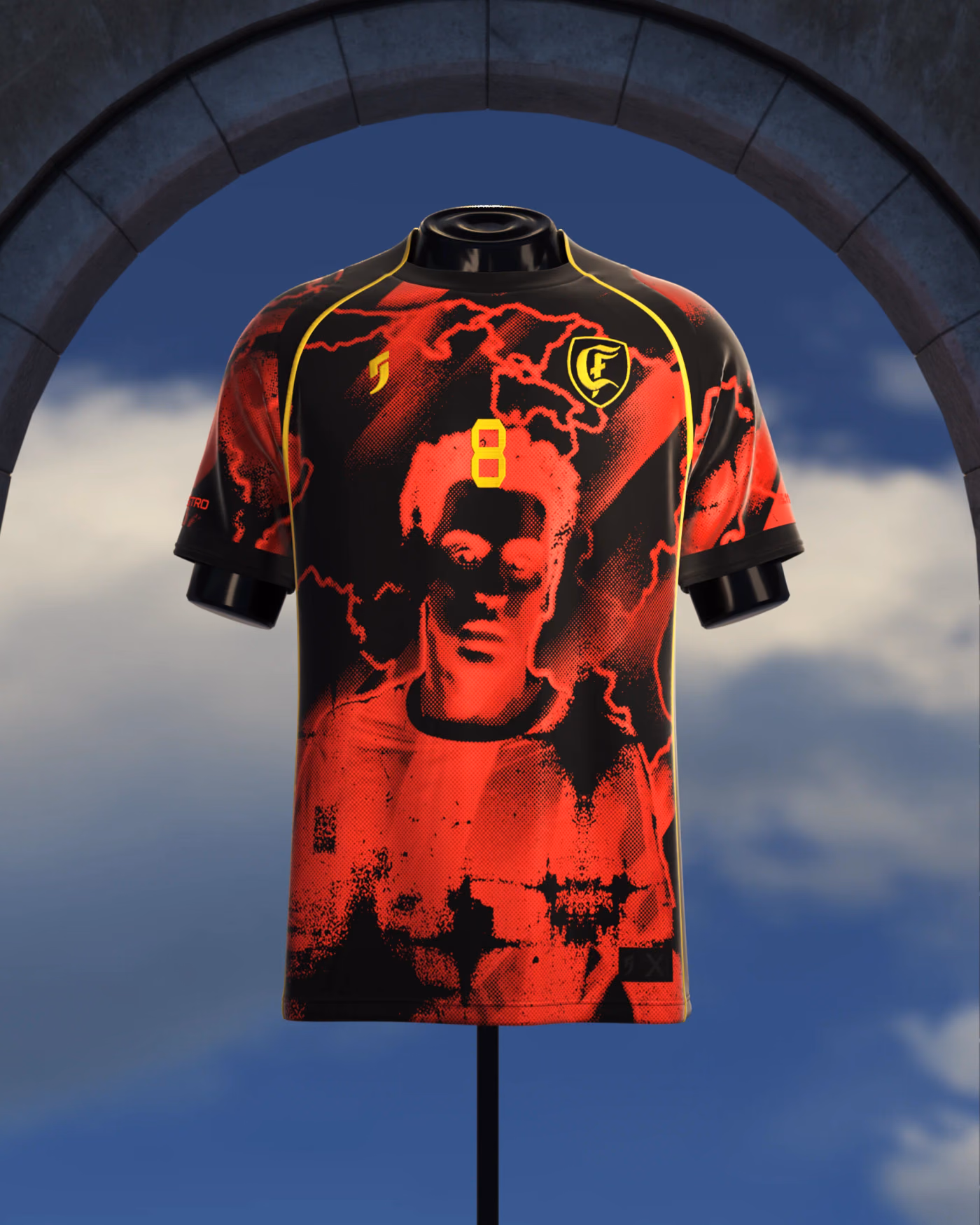 Jersevo Custom Personalized El Maestro - Number 8 Jersey front view
