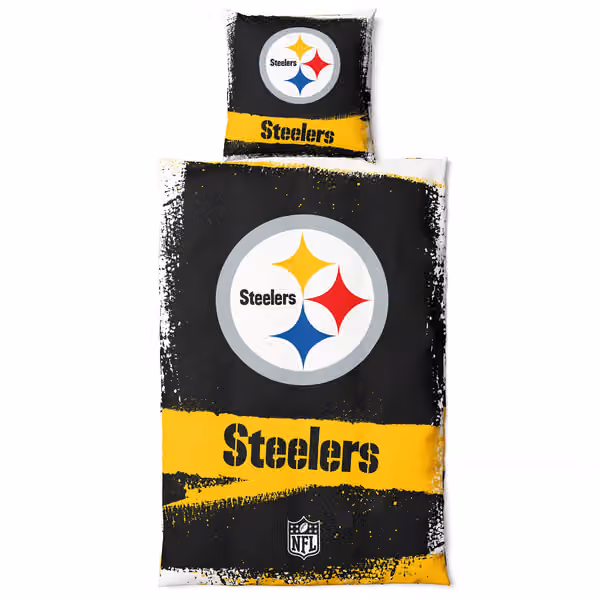 Pittsburgh Steelers Raw NFL Bedding Set view 1