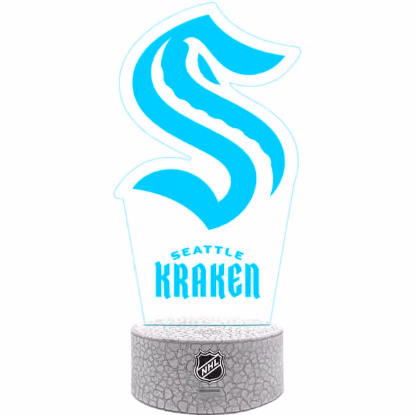 Seattle Kraken NHL Team Logo LED Sign view 2